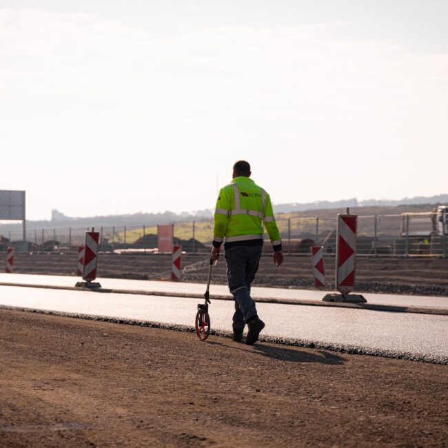 viarkop výstavba priemyselného objektu pozemné práce